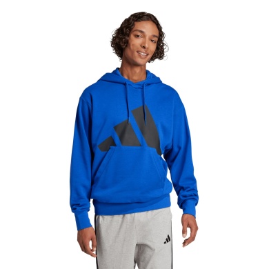adidas bluza z kapturem Essentials Big Logo French Terry hoodie niebieska męska